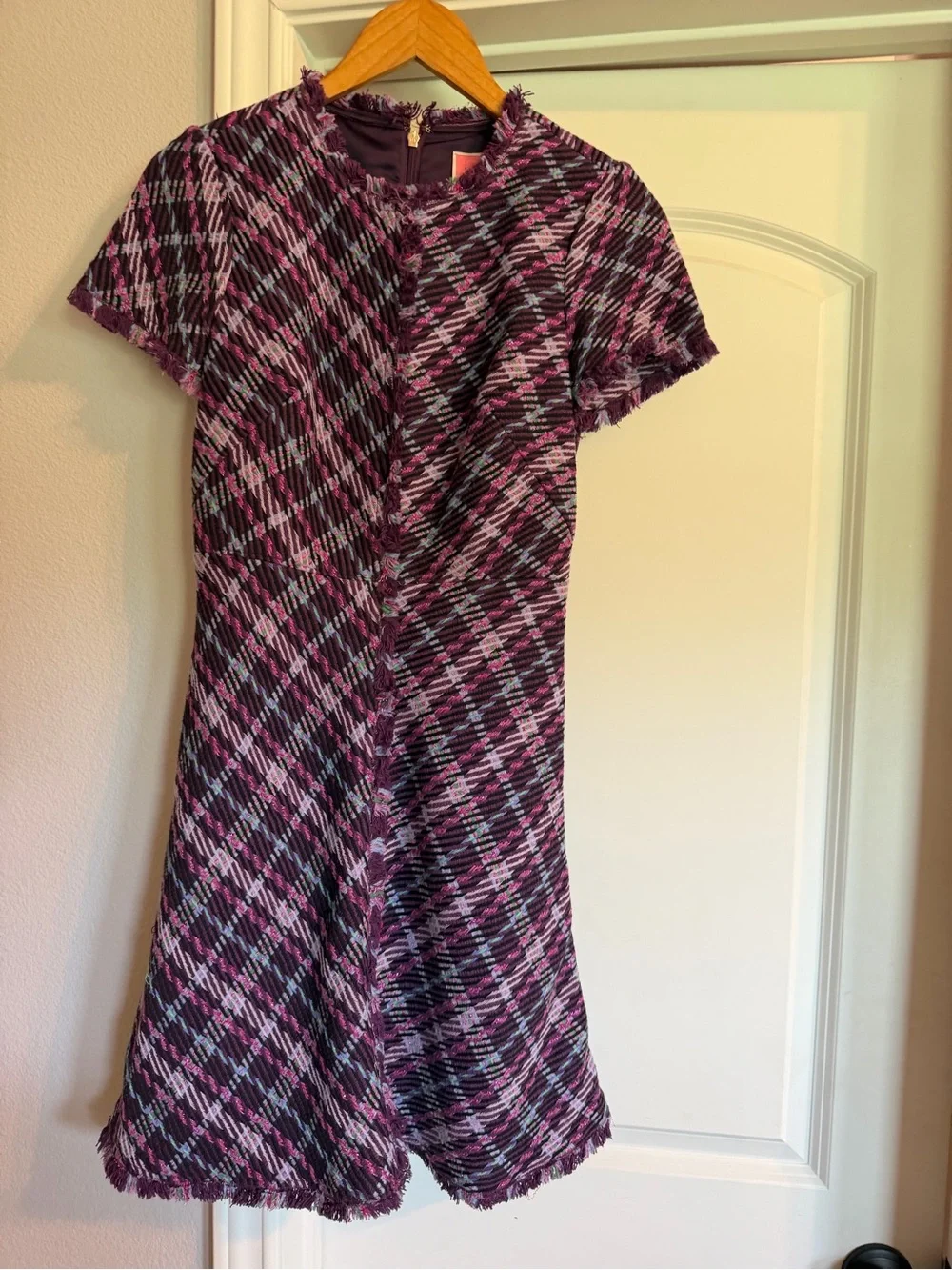 Kate Spade New York plaid tweed dress & jacket